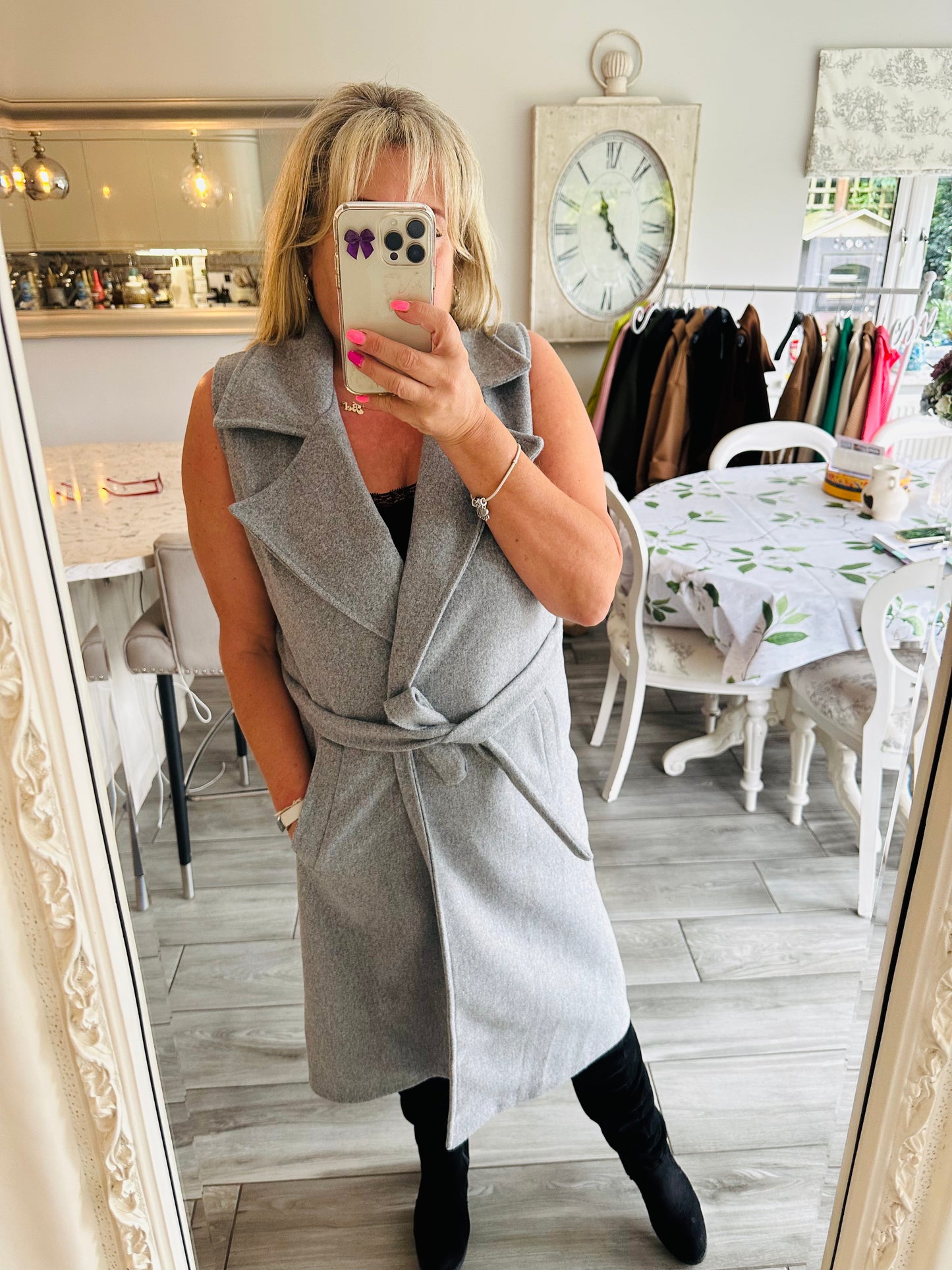 Cherrelle Sleeveless Coat/Gilet