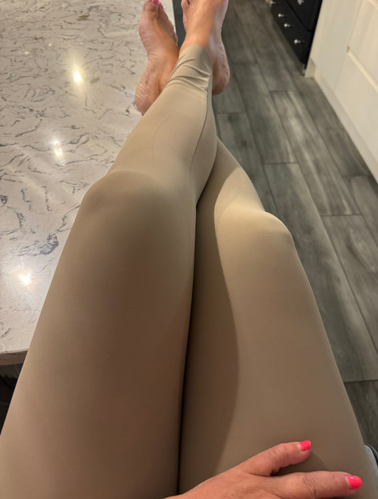 Leana Energy Leggings Taupe