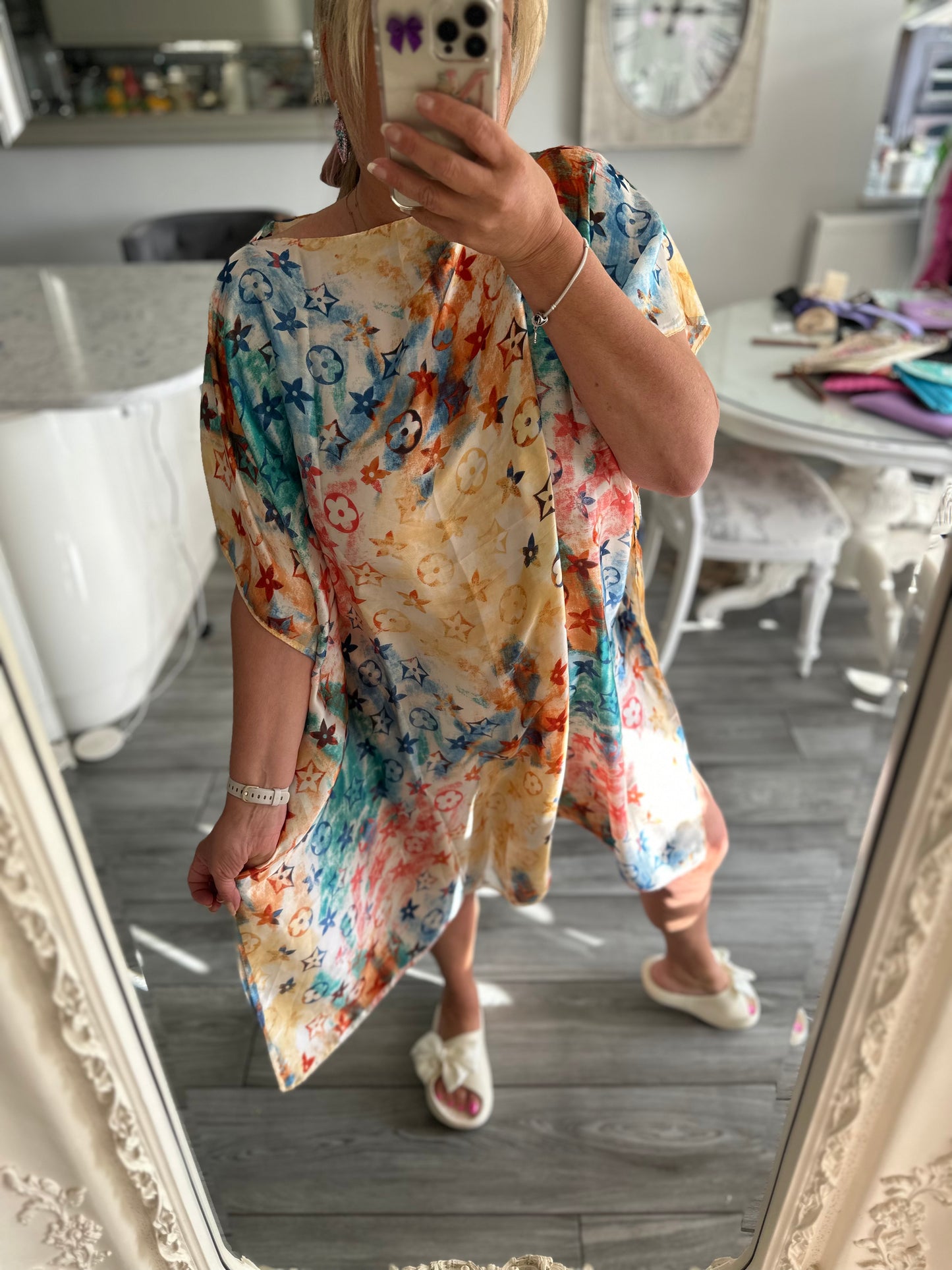 St Lucia Silk Kaftan