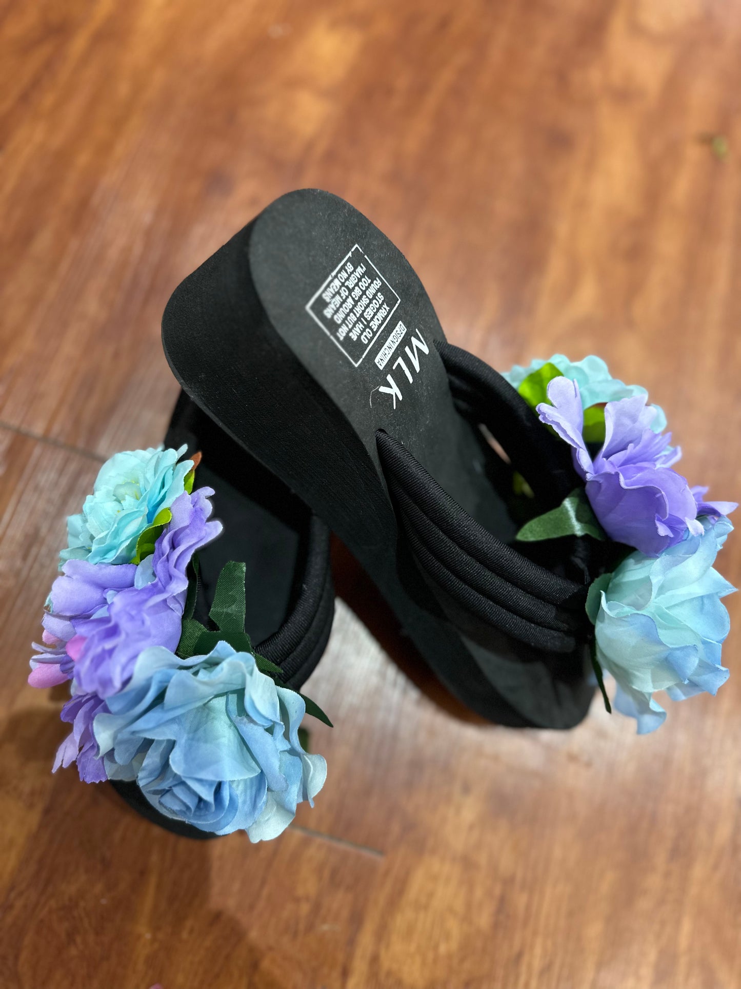 Fleur Wedge Flip Flop