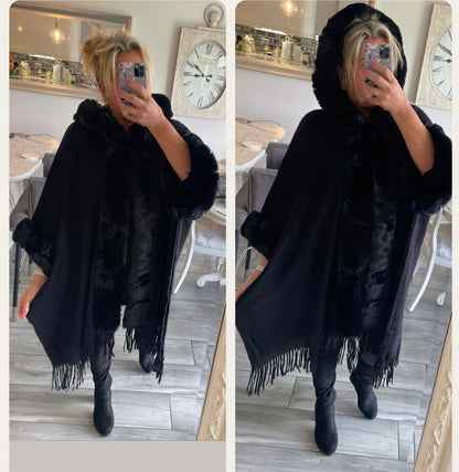 Hollie Hooded Cape