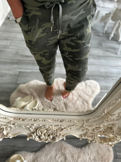 Combat Magic Trousers in Camo Print