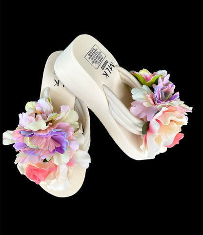 Fleur Wedge Flip Flop