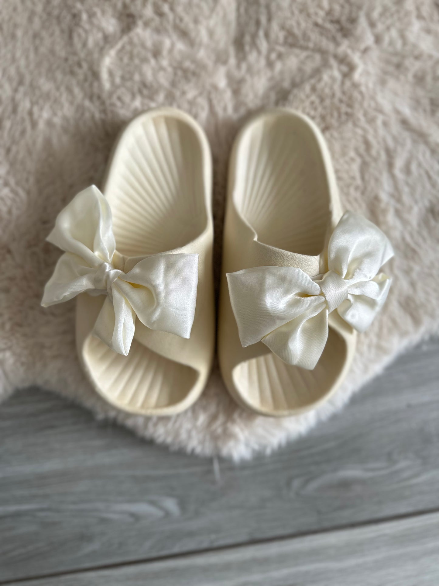 Maldives Satin Bow Sliders