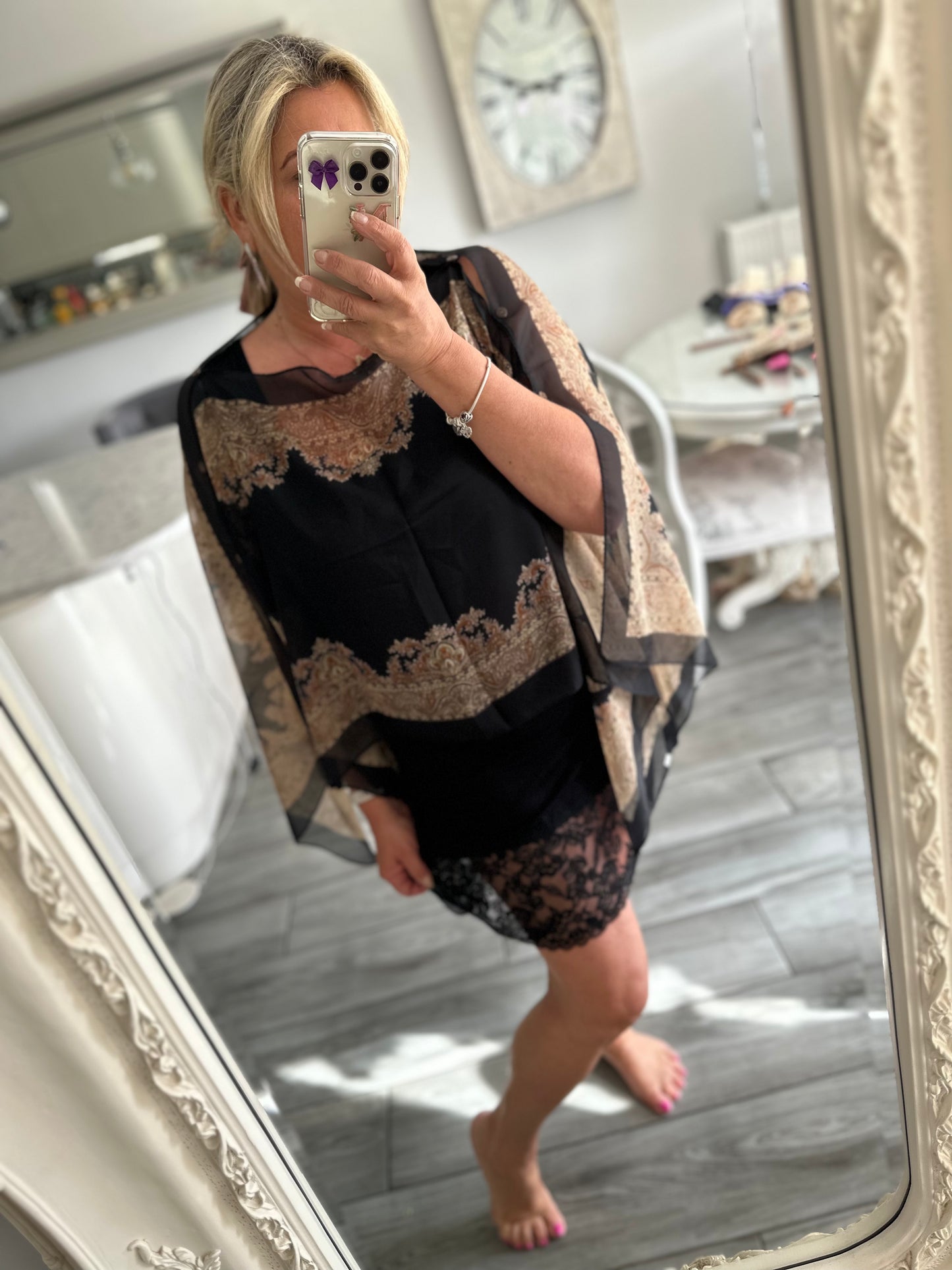 Seville Chiffon Two Way Top