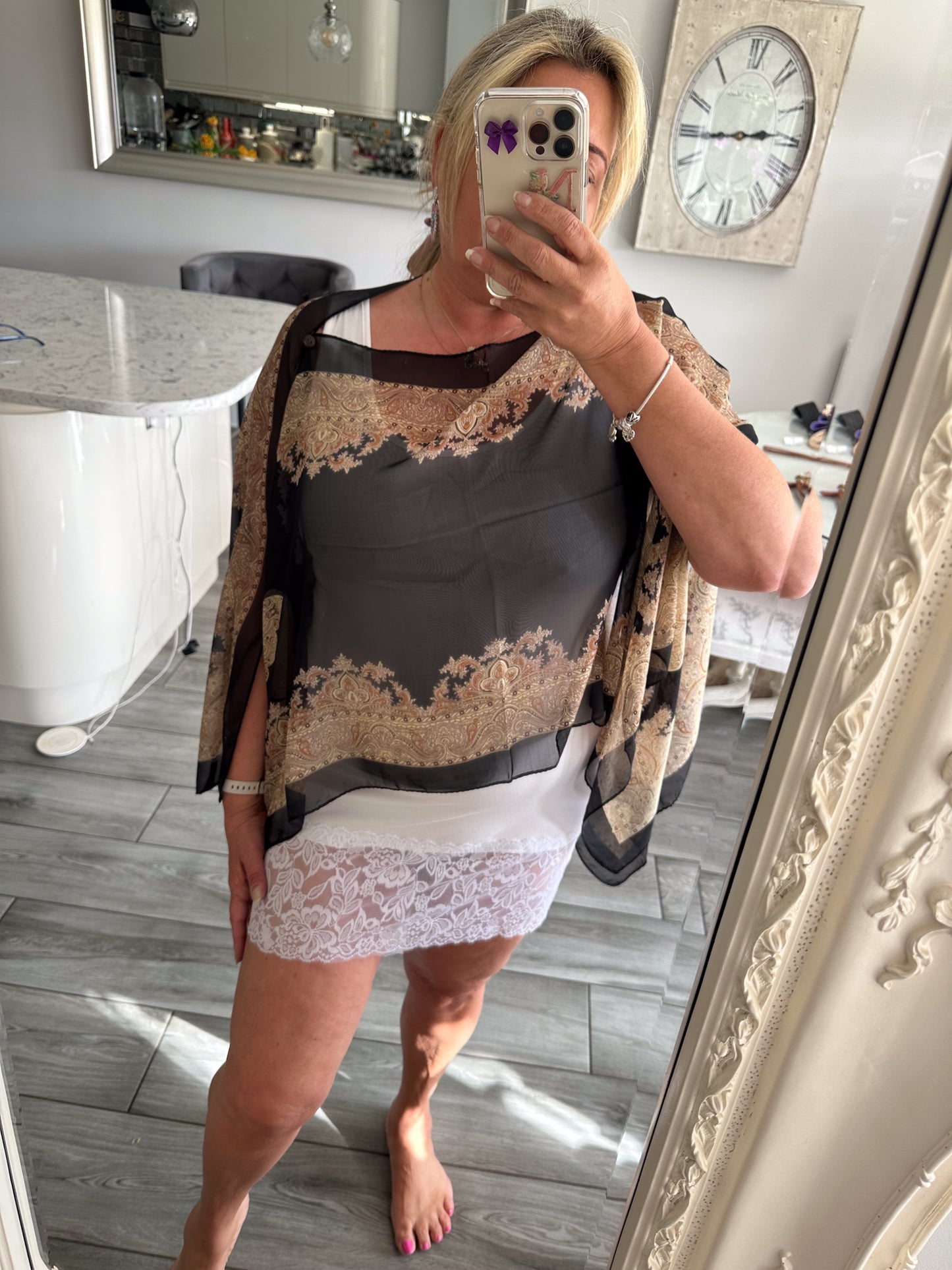 Seville Chiffon Two Way Top