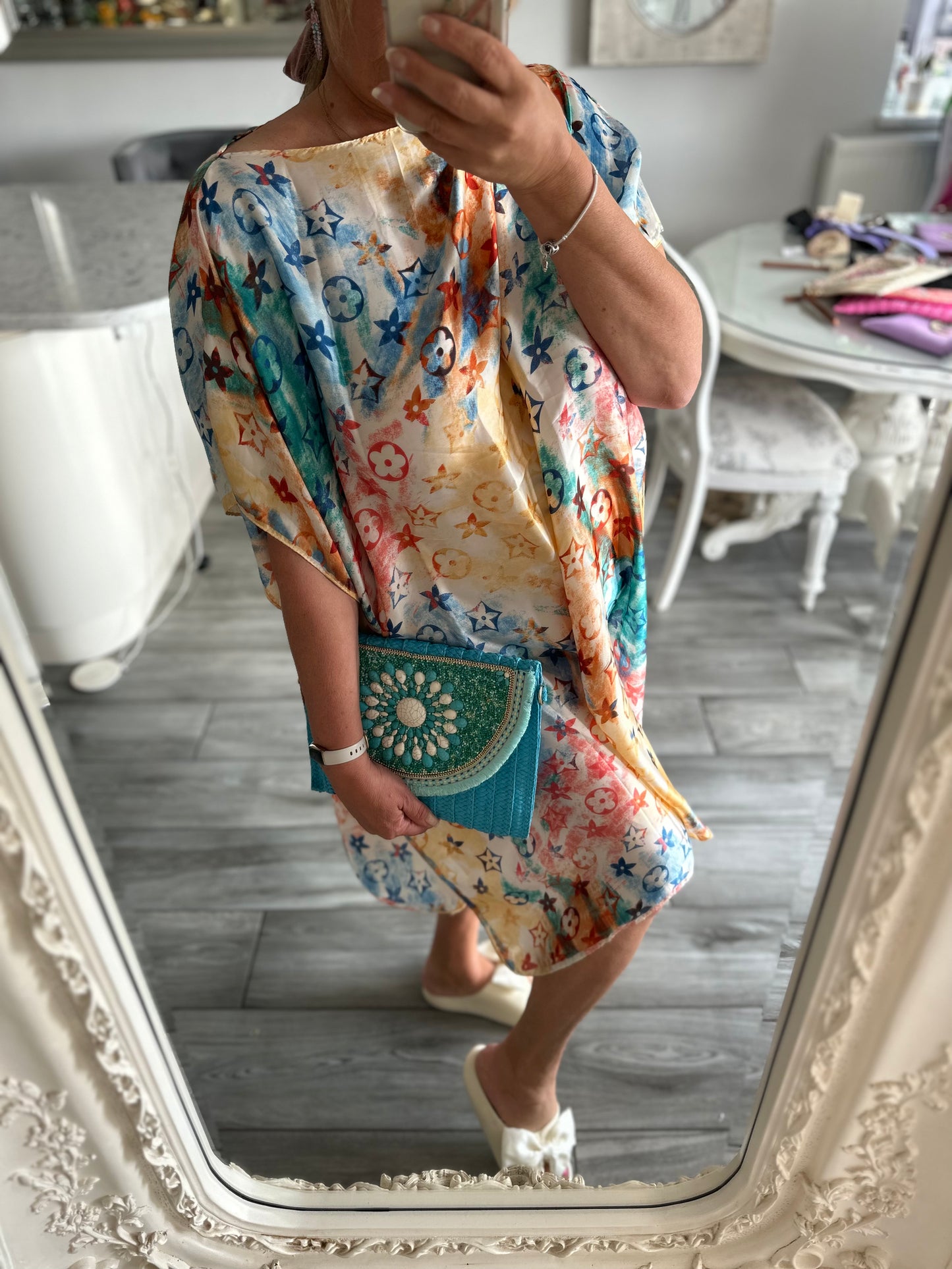 St Lucia Silk Kaftan