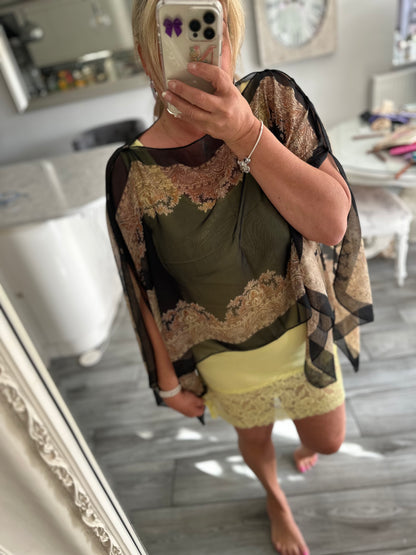 Seville Chiffon Two Way Top