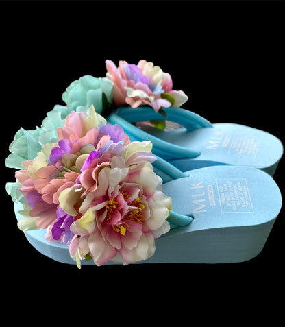 Fleur Wedge Flip Flop