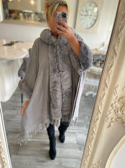 Hollie Hooded Cape