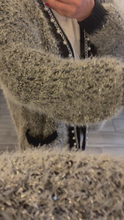 Grace sparkly pearl cardigan