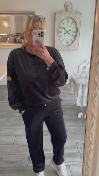 Florence velour tracksuit co ord loungeset