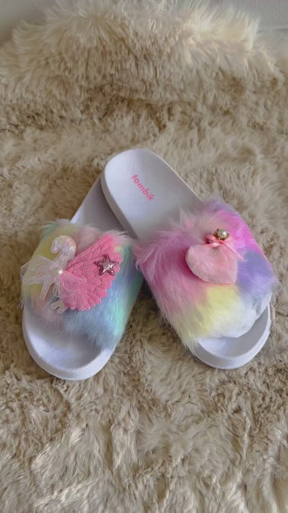 Pink Rainbow Unicorn Sliders